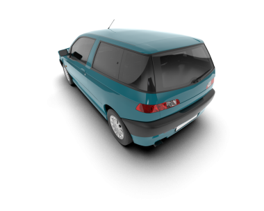 beyaz arka planda araba sedanı