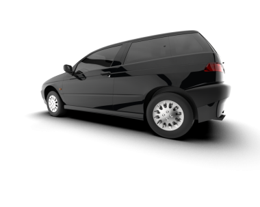 modern lüks araba beyaz arkaplan üzerinde izole