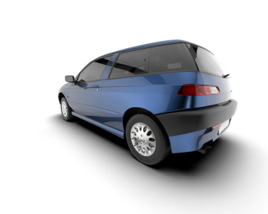 modern araba 3D görüntüleme