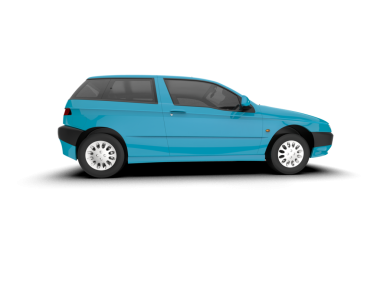 Modern araba beyaz arka planda izole edilmiş. vektör illüstrasyonu