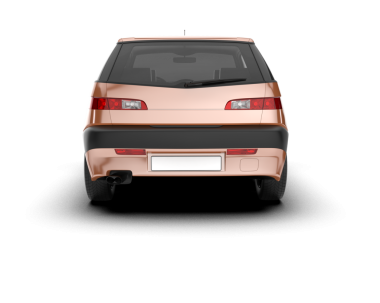 Pembe renkli gerçekçi SUV araç görüntüsü izole edildi. 3d illüstrasyon