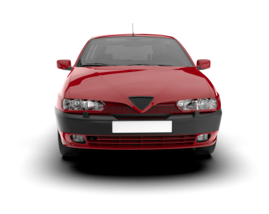 araba beyaz arkaplanda izole edildi.