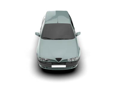 Beyaz arka planda izole edilmiş lüks bir araba. 3 boyutlu resim - 3 boyutlu.