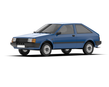 Beyaz arka planda araba modeli. 3 Boyutlu Hazırlama