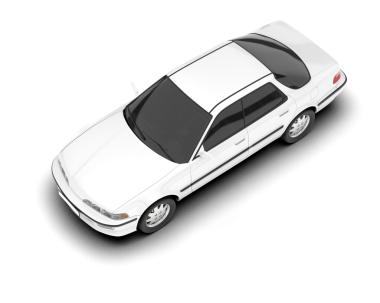 Beyaz arka planda modern bir araba. vektör illüstrasyonu