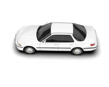 Beyaz bir arka planda beyaz araba.