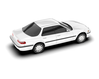 Araba beyaz arka planda izole edilmiş. vektör.