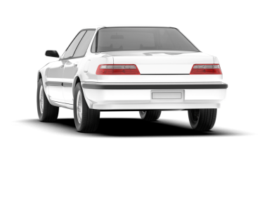 araba beyaz arkaplanda izole edildi