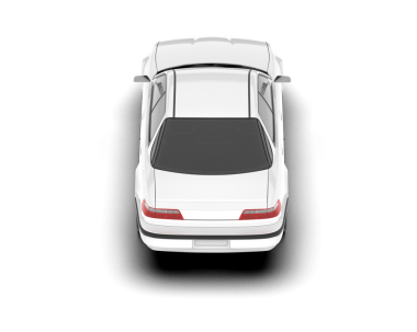 Modern araba beyaz arka planda izole edilmiş. vektör illüstrasyonu