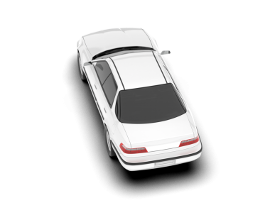 modern araba beyaz arka planda izole edildi. 3 boyutlu görüntüleme