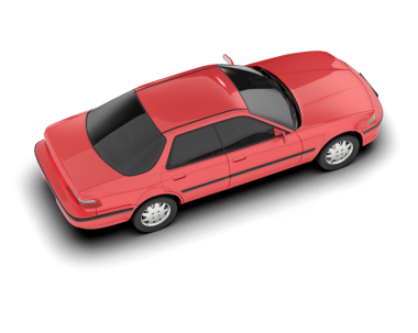 vektör gerçekçi kırmızı klasik araba.