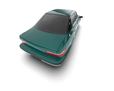 Bir arabanın 3 boyutlu görüntüsü izole edildi