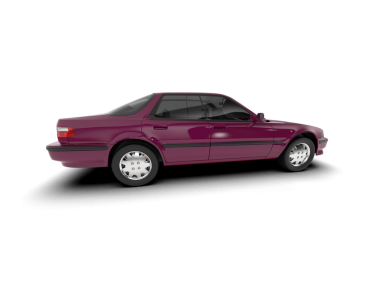 Beyaz arka plan üzerinde pembe araba