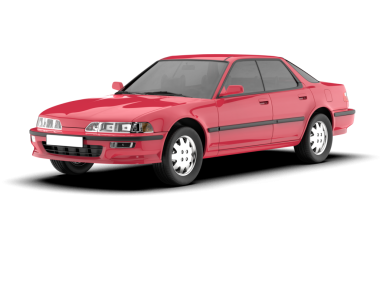 araba beyaz arkaplanda izole edildi