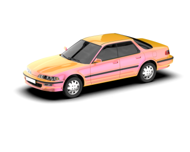 Klasik klasik araba. vektör illüstrasyonu.