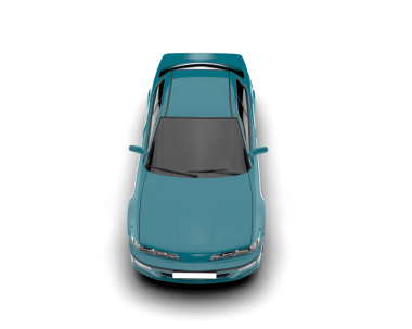 modern araba beyaz arkaplanda izole edildi