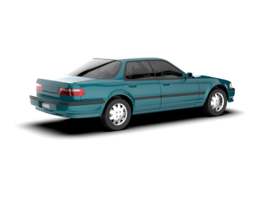 Araba beyaz arka planda izole edilmiş. araba