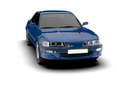 İzole edilmiş beyaz arkaplanda araba