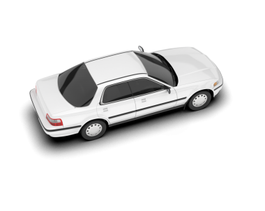 modern araba beyaz arkaplanda izole edildi.