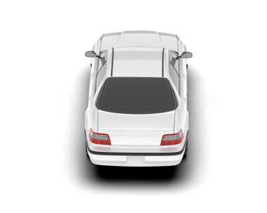 Gerçekçi araba izole edilmiş. vektör illüstrasyonu.