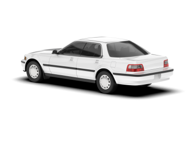 Beyaz bir arka planda beyaz araba