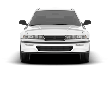 Beyaz arka planda modern bir araba. 3d illüstrasyon - oluşturma