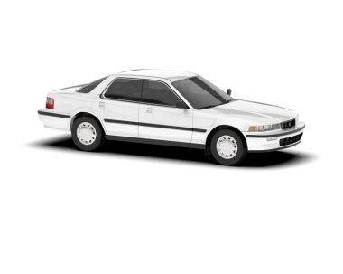 Beyaz arka plan üzerinde beyaz araba