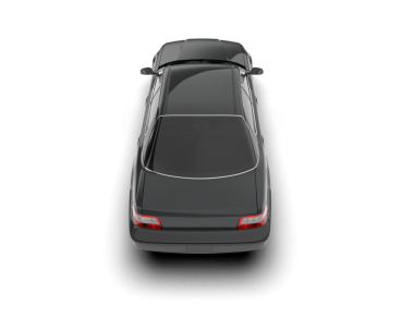 Araba beyaz arka planda izole edilmiş. 3d oluşturma