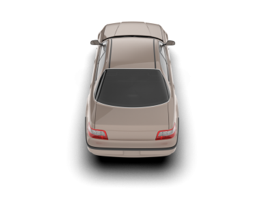 Modern araba. 3d illüstrasyon