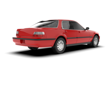 beyaz arka planda modern araba