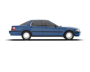 Modern araba vektör illüstrasyonu