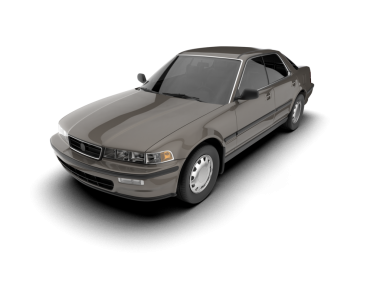 - Araba. Beyaz arka planda 3 boyutlu bir model. 3d oluşturma.