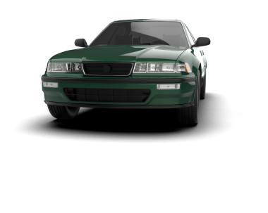 yeşil lüks araba modern spor araba