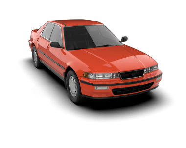 Modern araba arka planda izole edilmiş. 3d oluşturma