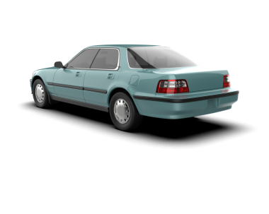 Araç sedan vektörü. Beyaz arkaplanda izole edilmiş arabanın gerçekçi çizimi.