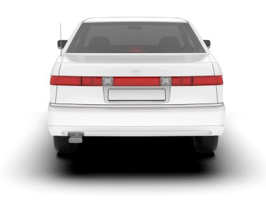 Arabanın arka lambası. 3d oluşturma.