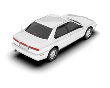 Beyaz arka planda bir araba. Vektör illüstrasyonu