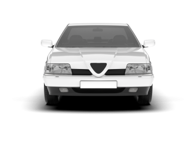 araba beyaz arkaplan vektör çiziminde izole edildi.