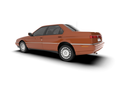 Araba beyaz arka planda izole edilmiş. 3d illüstrasyon.