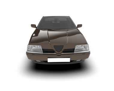 modern lüks araba beyaz arka planda izole edilmiş