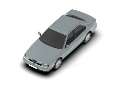 modern araba beyaz üzerine