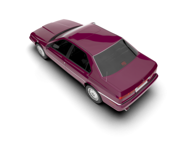 3 boyutlu bir araba.