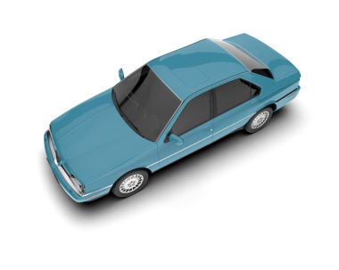 modern araba beyaz arkaplanda izole edildi