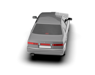 izole edilmiş modern araba 3 boyutlu resimleme