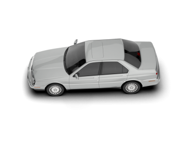 araba beyaz arkaplanda izole edildi