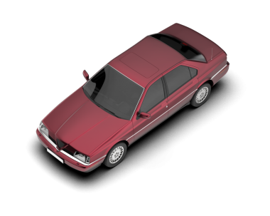 Siyah arka planda modern araba 3 boyutlu görüntüleme