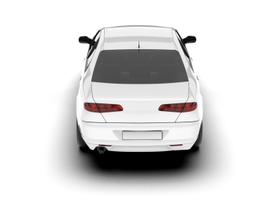 araba beyaz üzerine izole edilmiş, vektör illüstrasyonu