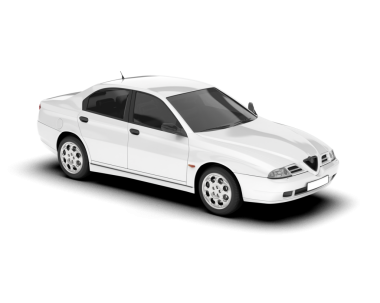 araba beyaz arkaplanda izole edildi