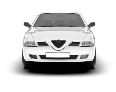 modern araba kırpma yolu ile beyaz üzerinde izole