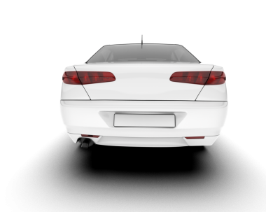 Gerçekçi bir araba. 3 Boyutlu Hazırlama.